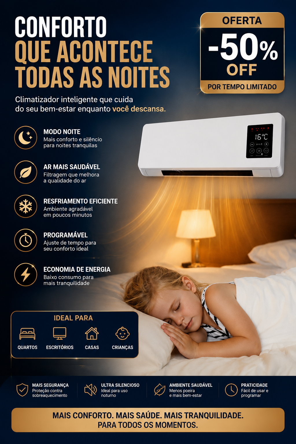 DualTemp - Ventilax Portátil, Potente y Económico 50% OFF
