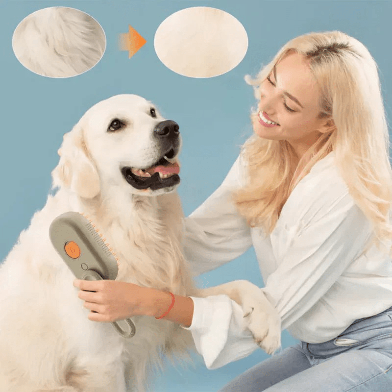 Cepillo Para Mascotas A Vapor Con Manija - COMPRALIA