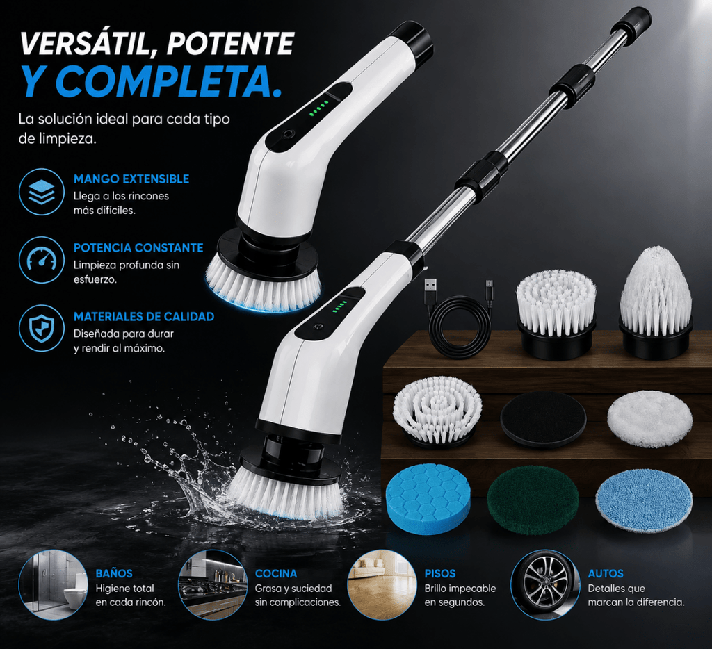 🔥 Oferta Especial | PowerClean 360° – Limpieza total sin esfuerzo - COMPRALIA